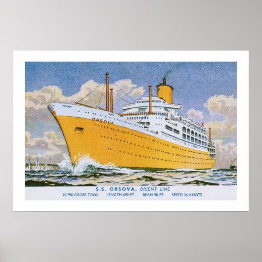 方向線のオルソヴァ ポスター (正面)