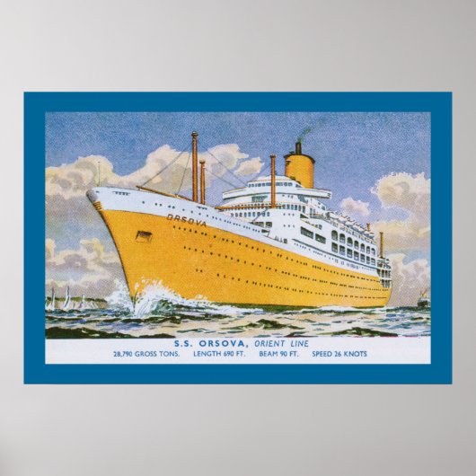 方向線のオルソヴァ ポスター (正面)