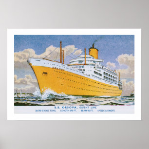 方向線のオルソヴァ ポスター