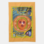 方向記号アート キッチンタオル (縦)