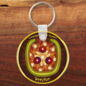 方向記号アート キーホルダー (正面)