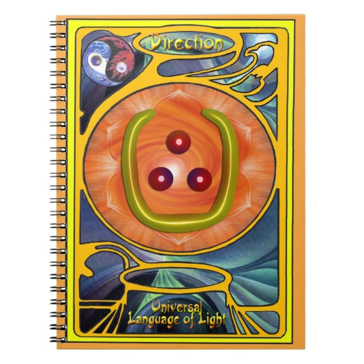 方向記号アート ノートブック (正面)