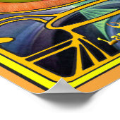 方向記号アート ポスター (角)