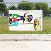 方向車のライダーのためのスクールバナー 横断幕 (インサイチュ)