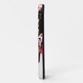 方向転換、溶ける花パターン Case-Mate iPhoneケース (裏面/左)
