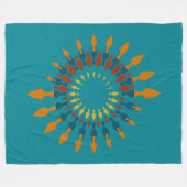 方向 フリースブランケット (正面(横))