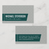 方向（緑） 名刺 (正面/裏面)