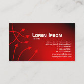 方向 – 赤い照明 エンクロージャーカード (裏面)