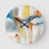 方向I ラウンド壁時計 (正面)