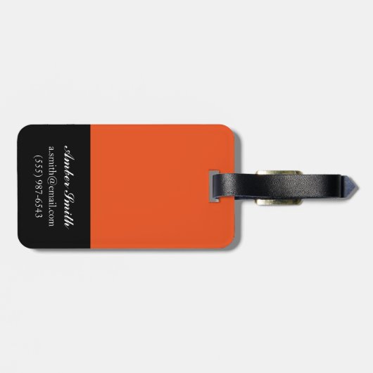 方向I ラゲッジタグ (裏面横)