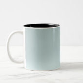 方式の棒グラフそして矢 ツートーンマグカップ (左)