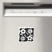 方形の花 マグネット (インサイチュ (食洗機))