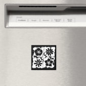 方形の花 マグネット (インサイチュ (食洗機))