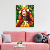 方法のエレン キャンバスプリント (インサイチュ (リビング))