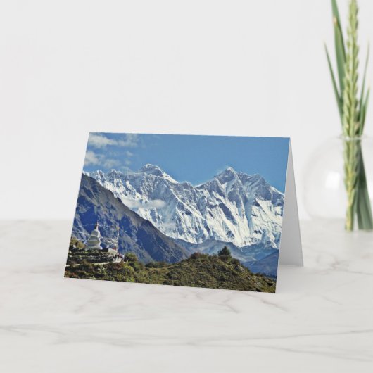 方法のネパールからのエベレストへの眺め シーズンカード (正面)