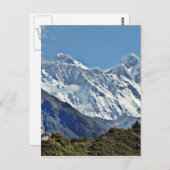 方法のネパールからのエベレストへの眺め ポストカード (正面/裏面)