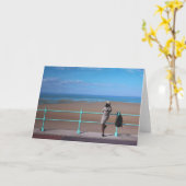 方法の停止。 ファインアートの挨拶状 カード (黄色い花)