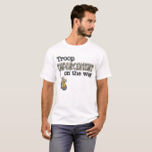 方法の妊婦のな軍隊の施行 Tシャツ (正面フル)