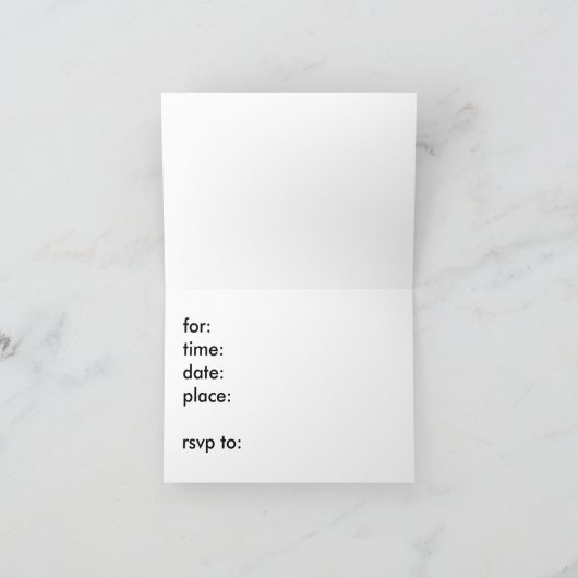 方法の…そして1! 招待状 (内部)