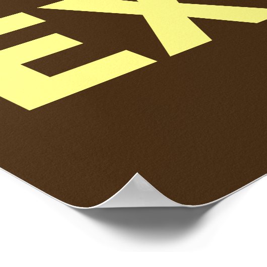 方法や言い訳を見つける ポスター (角)