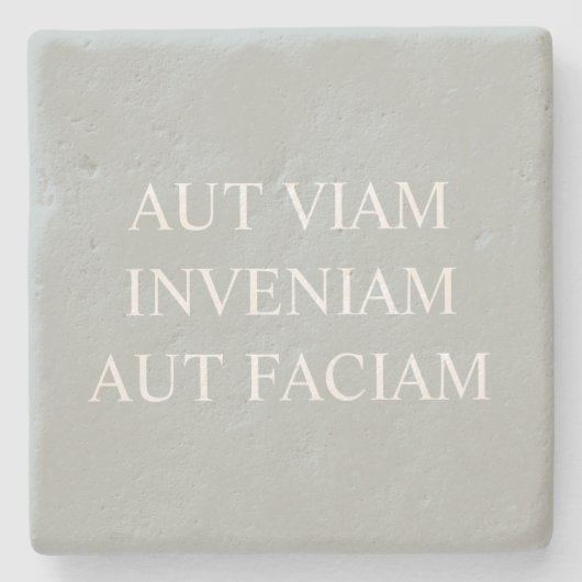 方法を見つけるか……ラテングレー ストーンコースター (正面)