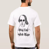 方法クールな英国の専攻学生Tシャツ Tシャツ (裏面)