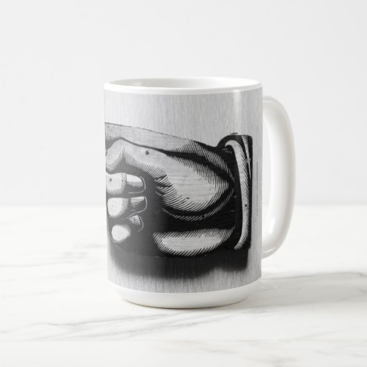 方法ビクトリア時代の人手を指して下さい コーヒーマグカップ (正面右)