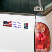 方法無しいかにNObama バンパーステッカー (トラック上)