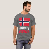方法無ししかしノルウェーのワイシャツ Tシャツ (正面フル)