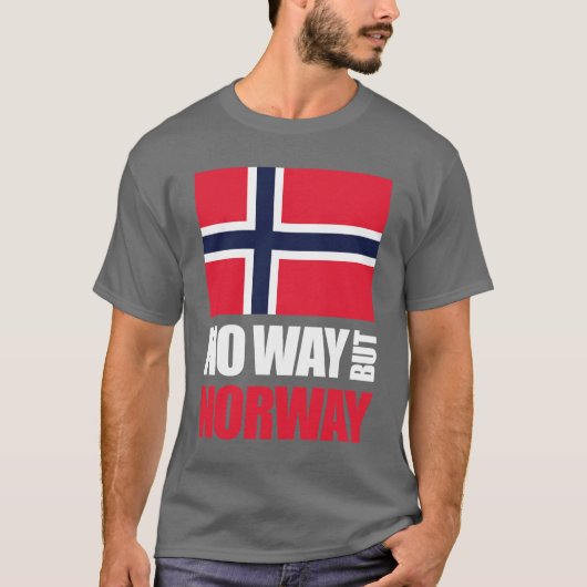 方法無ししかしノルウェーのワイシャツ Tシャツ (正面)