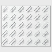 方法確認する鮫(生物学のユーモア)を ラッピングペーパー (フラット)