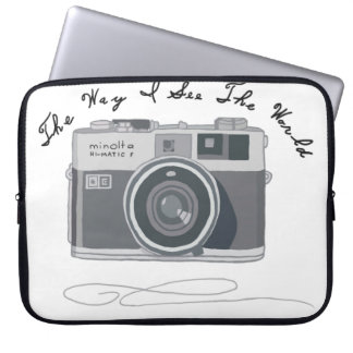 方法私は世界を見ます ラップトップスリーブ