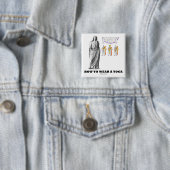 方法身に着けるトーガ(衣類の指示)を 缶バッジ (インサイチュ)