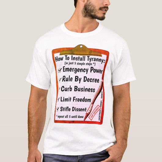 方法 – ティラニー（光）Tシャツ Tシャツ (正面)