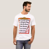 方法 – ティラニー（光）Tシャツ Tシャツ (正面フル)