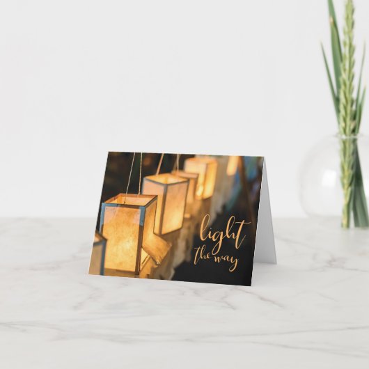 方法、ランタン、タイをつけて下さい シーズンカード (正面)