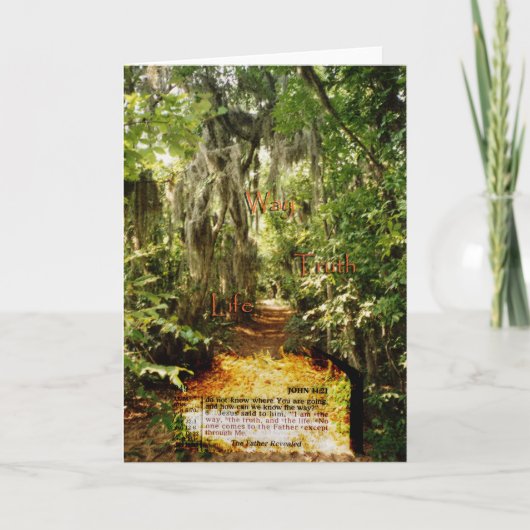 "方法、真実および生命" カード (正面)