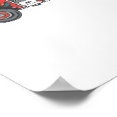 方法(転が消防車/消防車) ポスター (角)