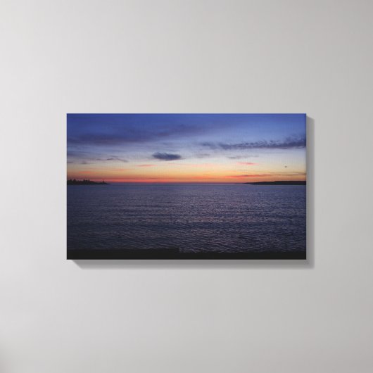 方解石で太陽が昇る キャンバスプリント (正面)