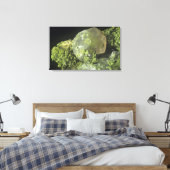 方解石の結晶とMottramite、Tsumeb Mine、Namib キャンバスプリント (インサイチュ (寝室))