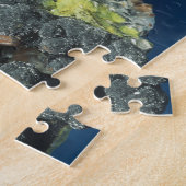 方解石のDescloizite ジグソーパズル (側面)