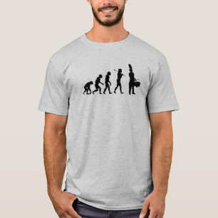 方針のドラマー(薄い色)の進化 Tシャツ
