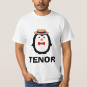 方針のペンギン Tシャツ (正面)