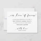 施結婚設の見返りに サンキューカード (正面)