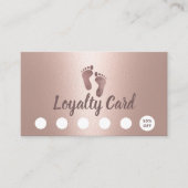 施術者足マモダンッサージバラ金ゴールドロイヤリティ ロイヤリティカード (正面)