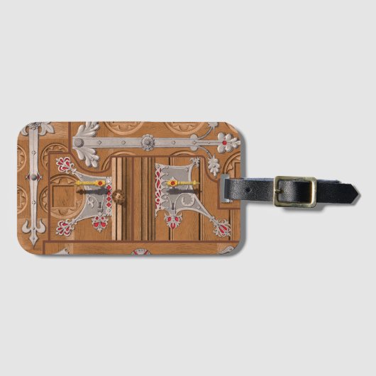 施錠室ドアの荷物タグ ラゲッジタグ (正面横)