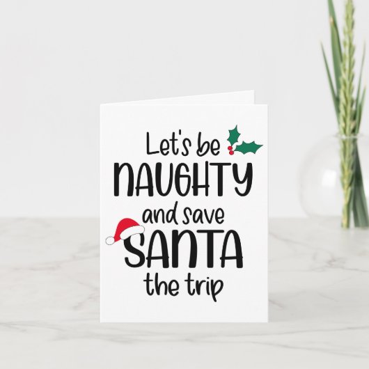 旅いけな中の救サンタへ | おもしろい シーズンカード (正面)