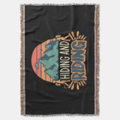 旅が冒険となるハイキング スローブランケット (正面縦)