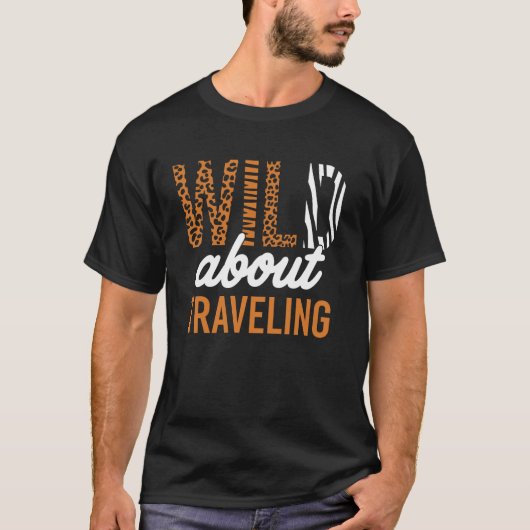 旅が大好きWILD Tシャツ (正面)