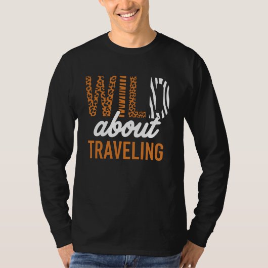 旅が大好きWILD Tシャツ (正面)